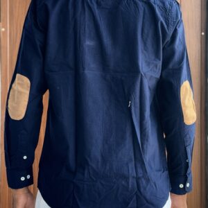 ELBOW PATCH SHIIRT(NAVY BLUE)