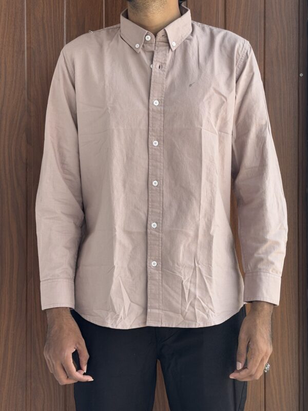 ELBOW PATCH SHIRT(LIGHT BROWN) - Image 2
