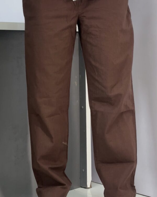 LINEN BAGGY (BROWN)