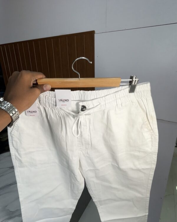 LINEN PANTS(WHITE)