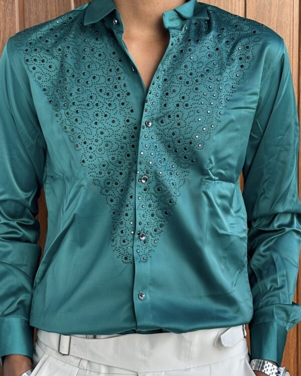 DESIGNER SHIRTS(GREEN)