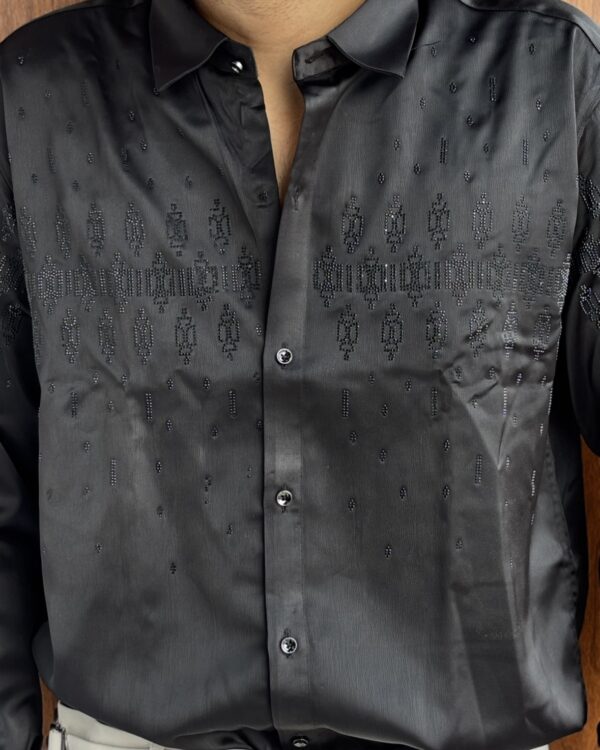 DESIGNER SHIRTS(BLACK)