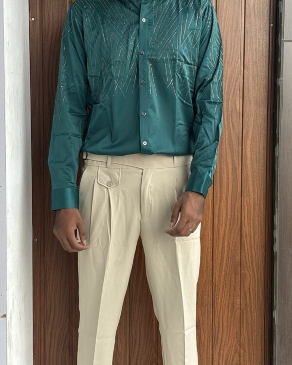 DESIGNER SHIRTS(GREEN)