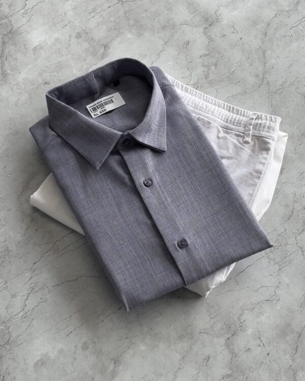 LINEN SHIRTS(DARK GREY)