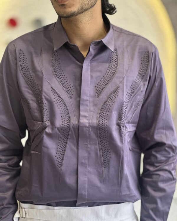 DESIGNER SHIRTS(PURPLE)