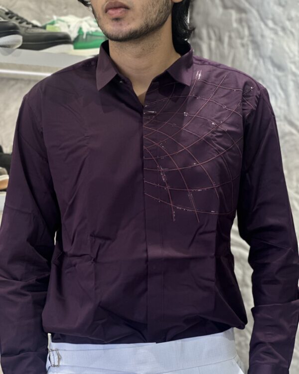 DESIGNER SHIRTS(LAVENDER)