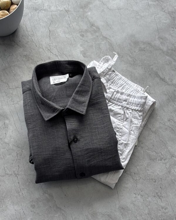 LINEN SHIRTS(GREY)