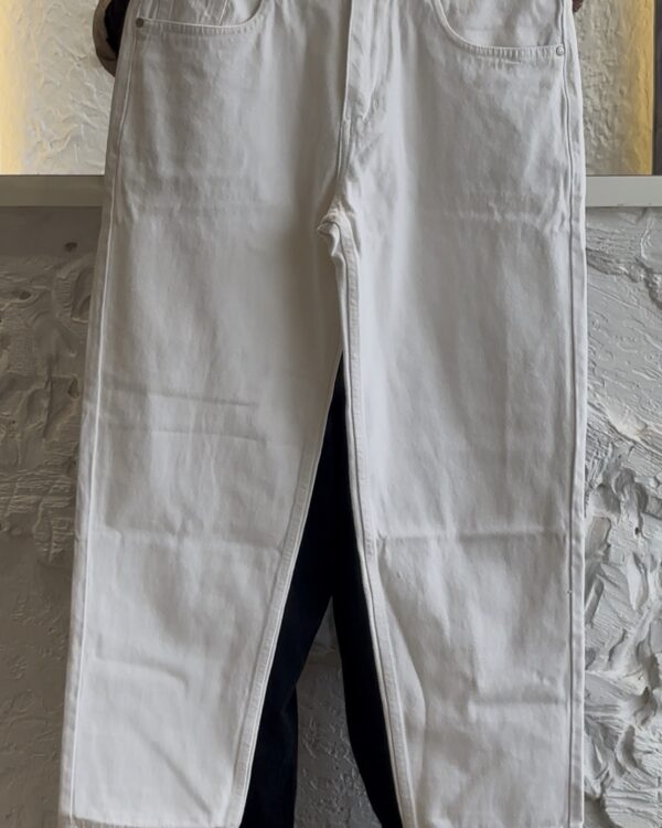 MOM FIT PANTS(WHITE)