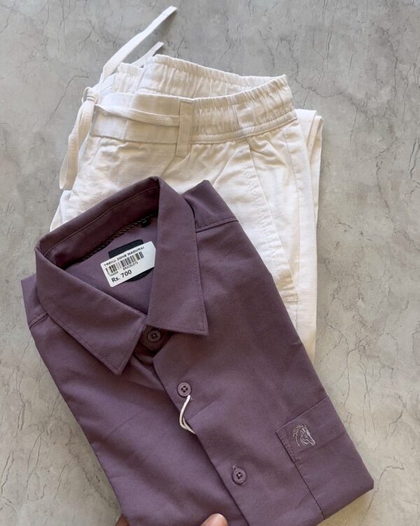 PLAIN SHIRTS(PURPLE)