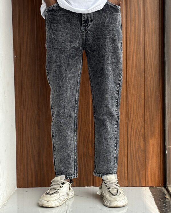 MOM FIT PANTS(ACIDWASH GREY)