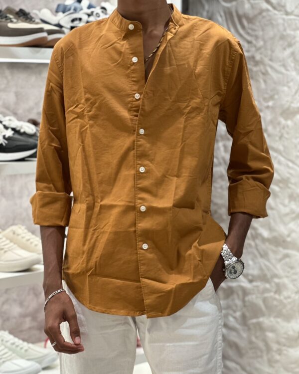 MANDARIN COLLAR SHIRTS