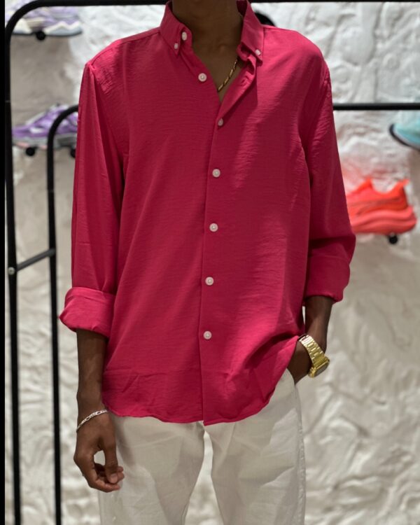 DOWNBUTTON SHIRTS(PINK)