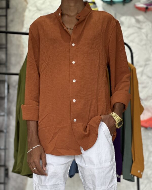 MANDARIN LINEN (RUST ORANGE)