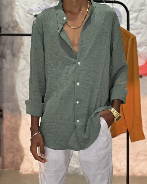 MANDARIN LINEN(OLIVE GREEN)