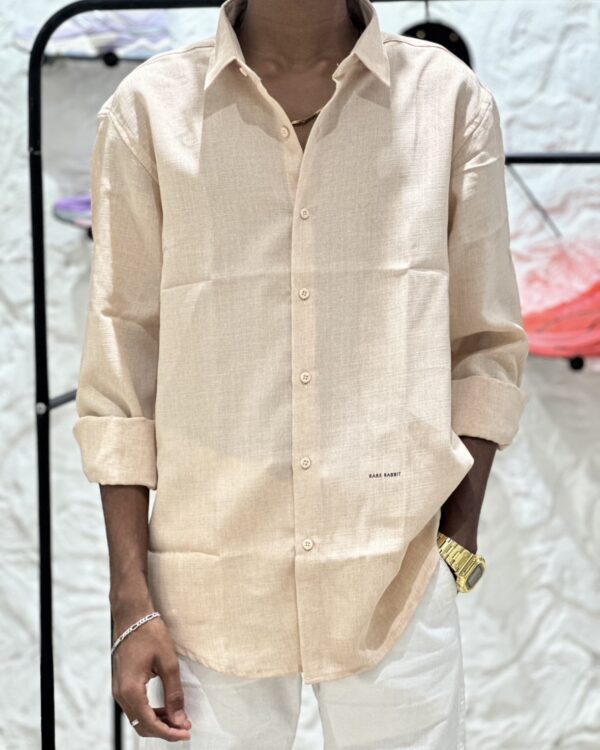 LINEN SHIRTS(PEACH)
