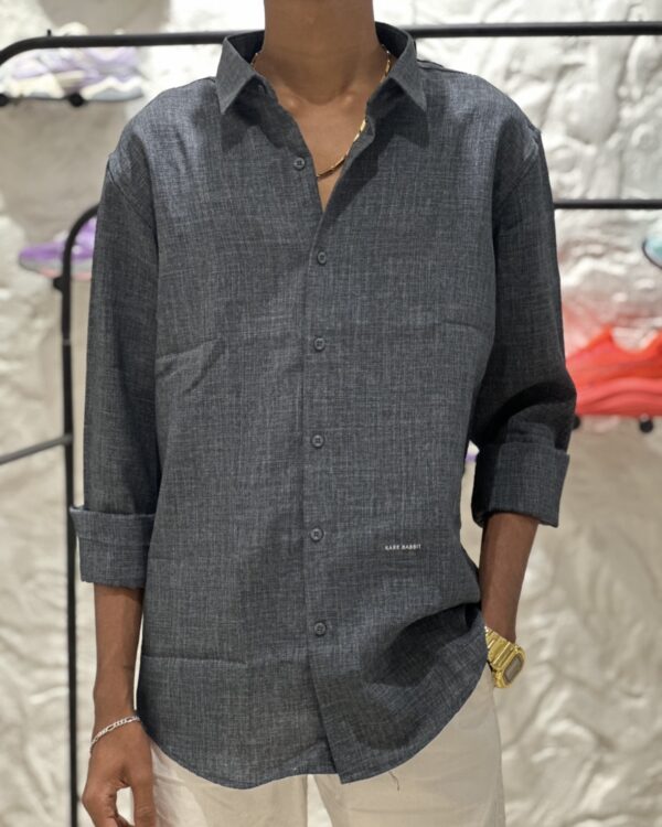 LINEN SHIRTS(GREY)