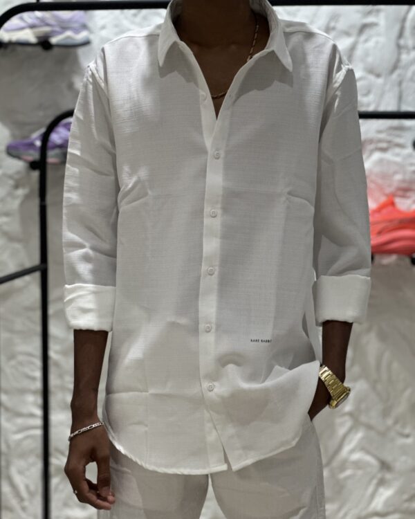 LINEN SHIRTS(WHITE)