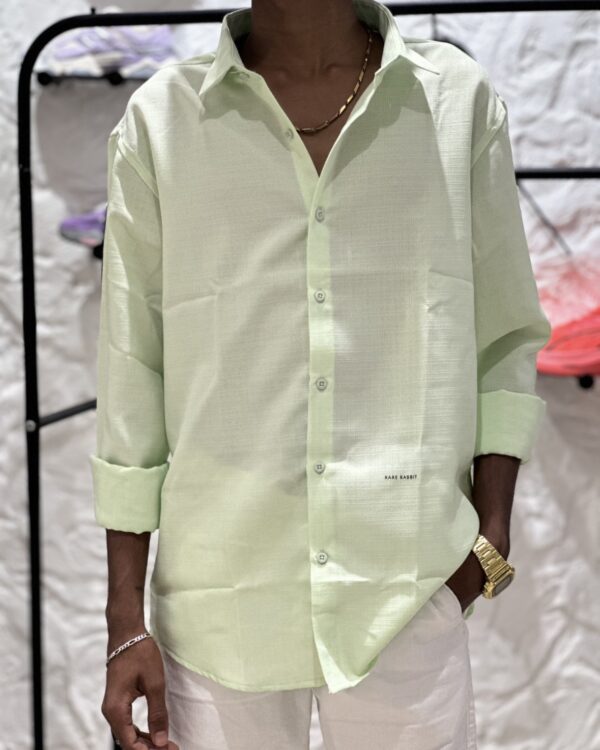 LINEN SHIRTS(LIME GREEN)