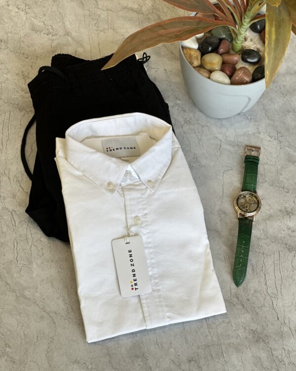 DOWNBUTTON SHIRTS(WHITE)