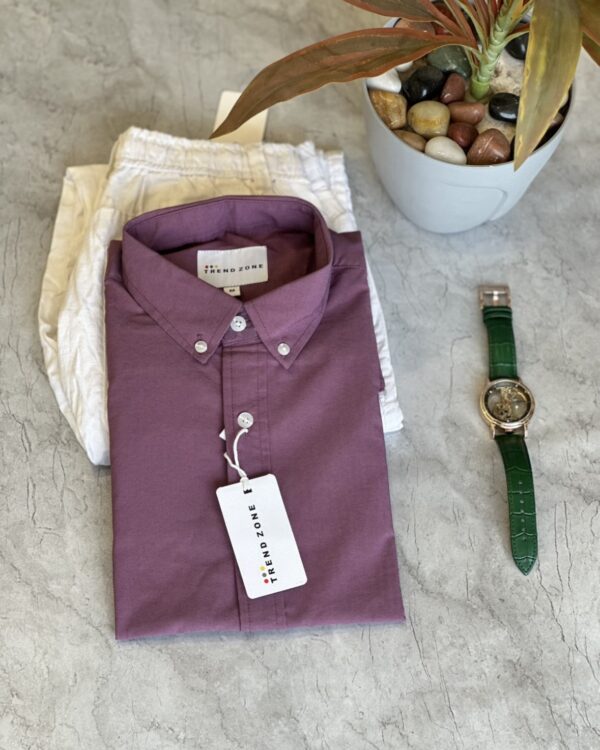 DOWNBUTTON SHIRTS(PURPLE)