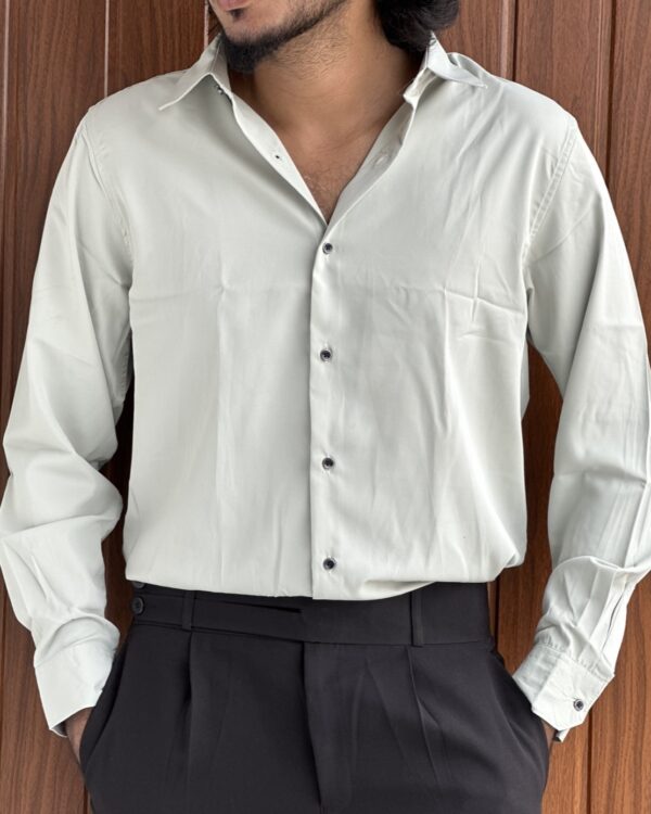 PLAIN SHIRT(PISTA GREEN)