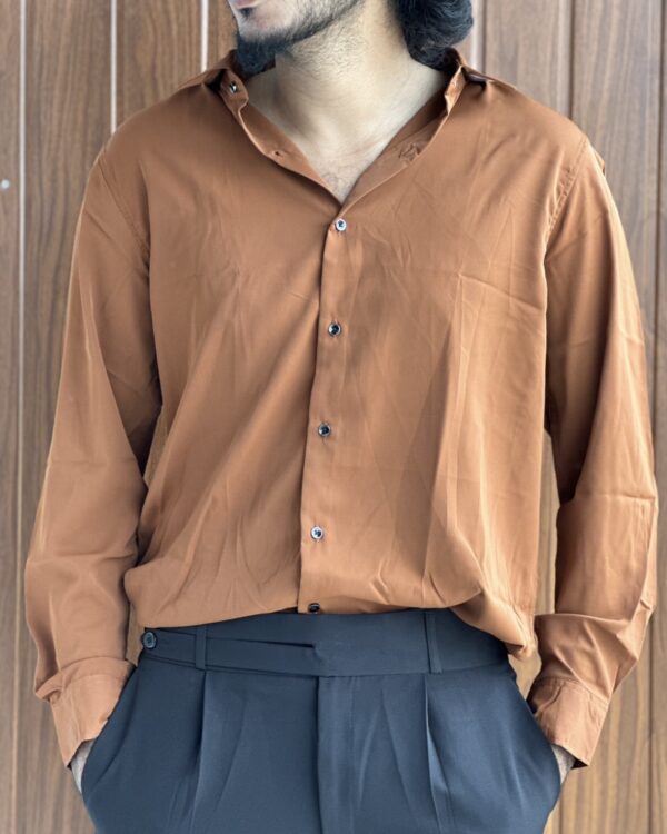 PLAIN SHIRTS(RUST ORANGE)
