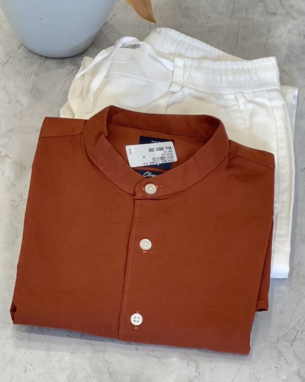 MANDARIN COLLAR SHIRTS