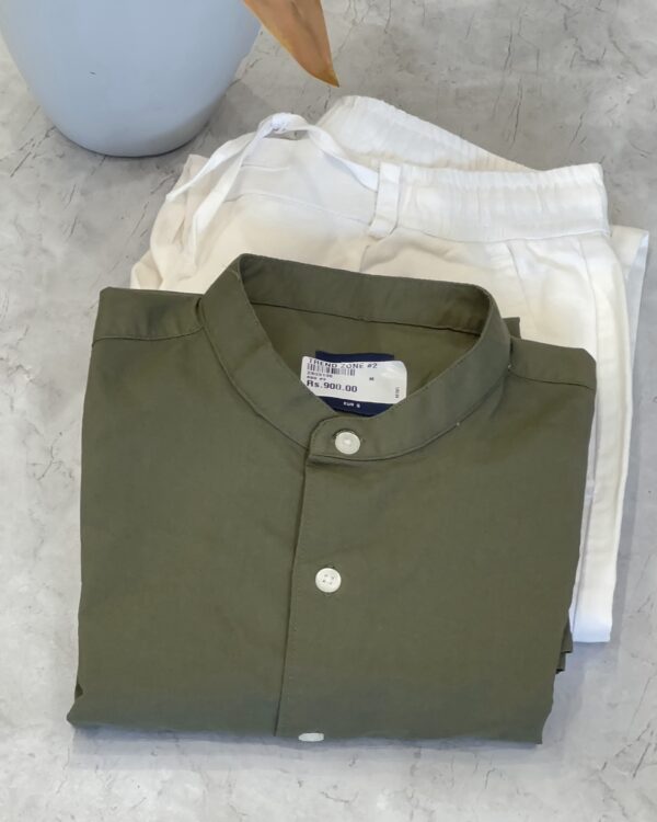 MANDARIN COLLAR SHIRTS