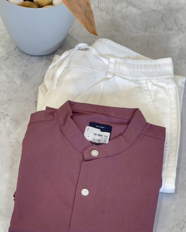 MANDARIN COLLAR SHIRTS