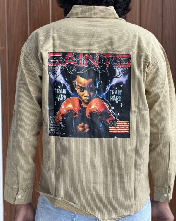 CORDUROY BACKPRINT SHIRTS
