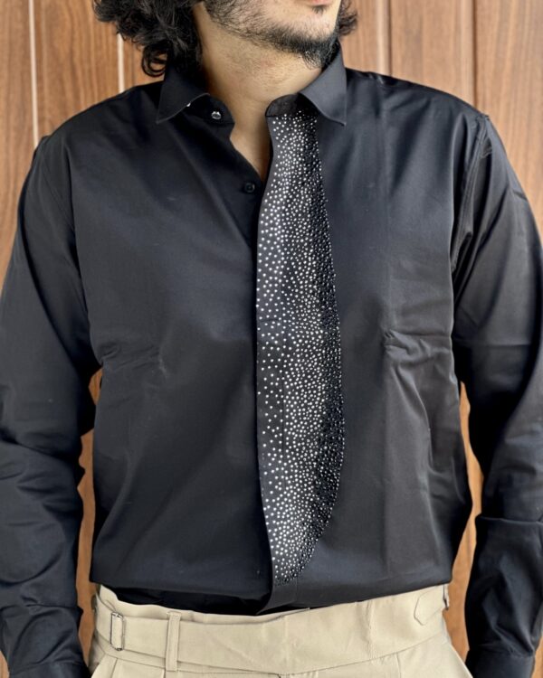 DESIGNER SHIRTS(BLACK)