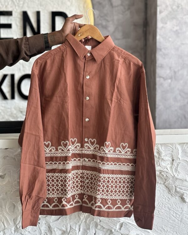 BOTTOM EMBROIDERY SHIRTS