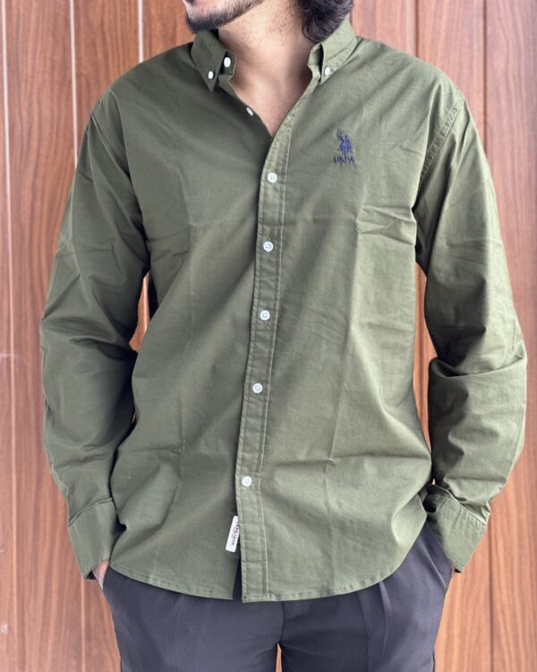 PLAIN SHIRTS(DARK GREEN)