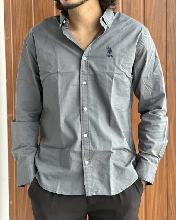PLAIN SHIRTS(GREY)