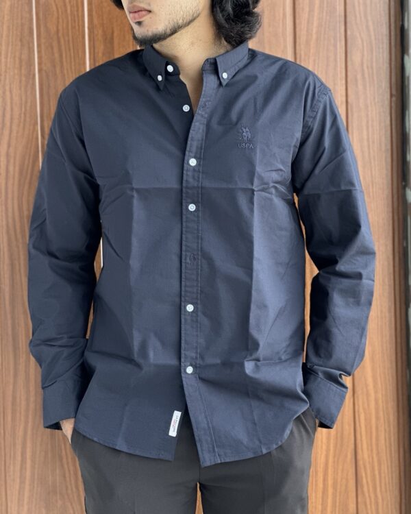 PLAIN SHIRTS(NAVY BLUE)