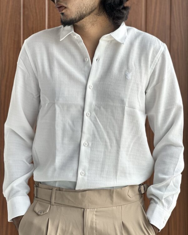 LINEN SHIRTS(WHITE)