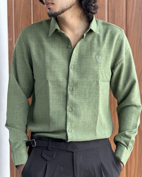 LINEN SHIRTS(LIGHT GREEN)