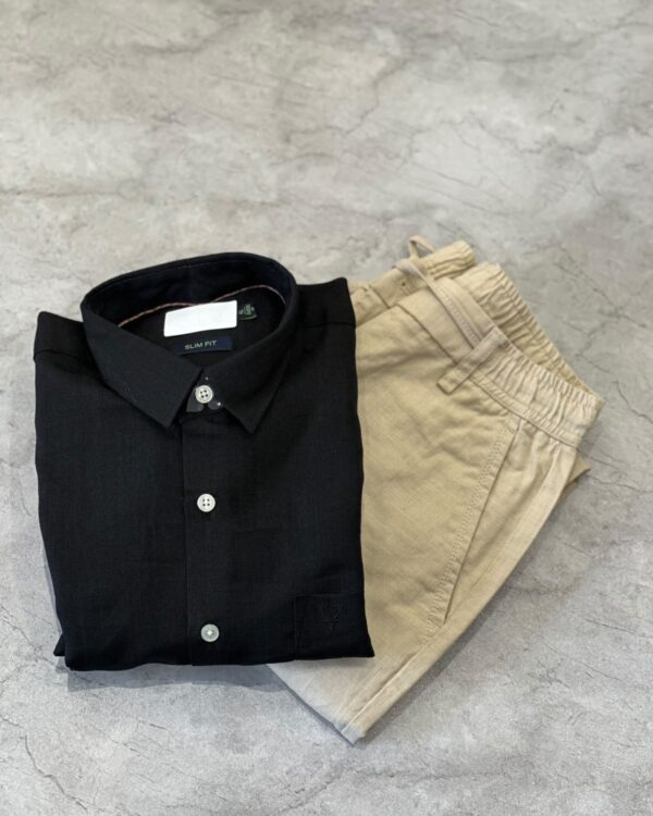 PLAIN SHIRTS(BLACK)