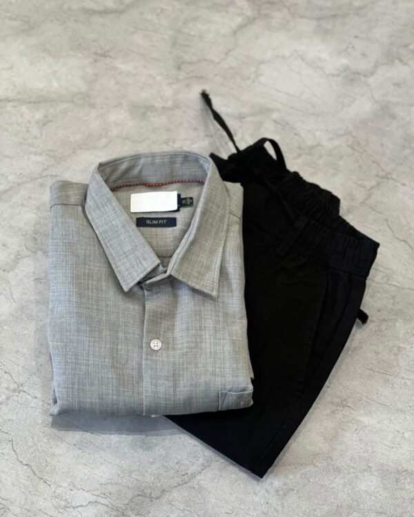 LINEN SHIRTS(GREY)