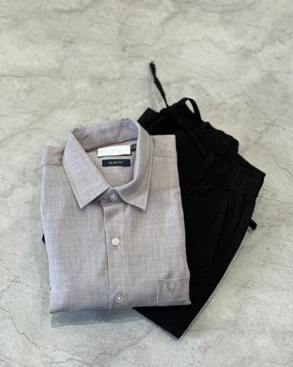 LINEN SHIRTS(PALE PURPLE)