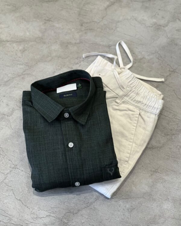 PLAIN SHIRTS(PEACOCK GREEN)