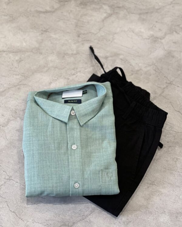 PLAIN SHIRTS(SEA GREEN)