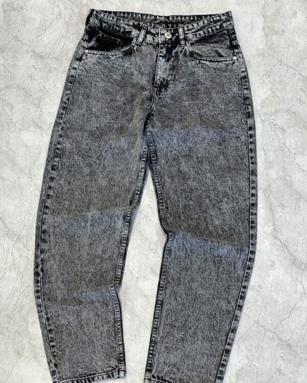 MOM FIT PANT(ACIDWASHED GREY)