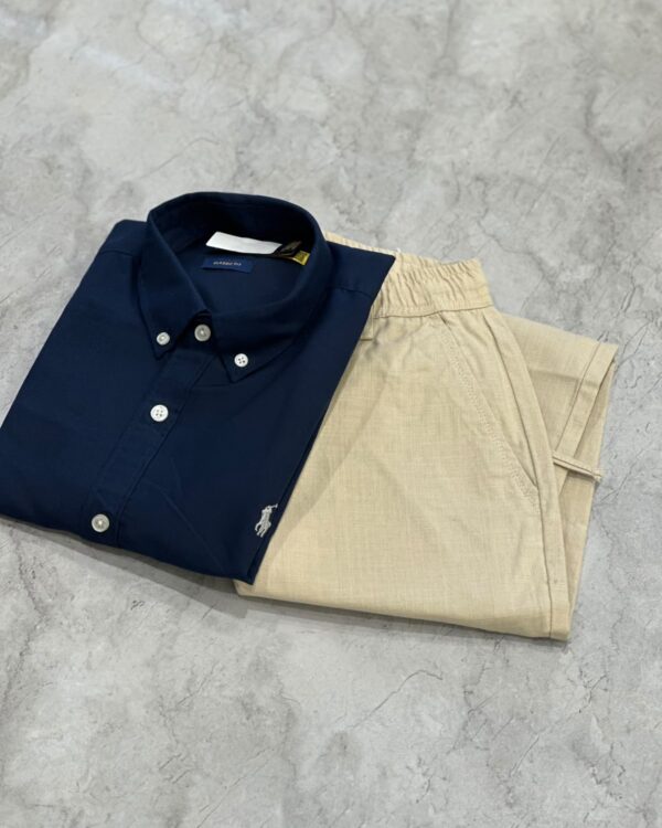 PLAIN SHIRTS(NAVY BLUE)