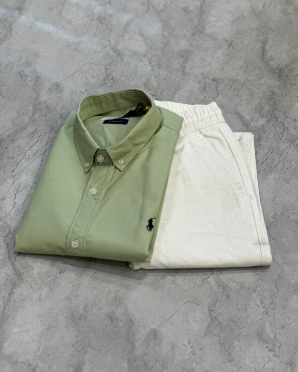 PLAIN SHIRTS(PISTA GREEN)