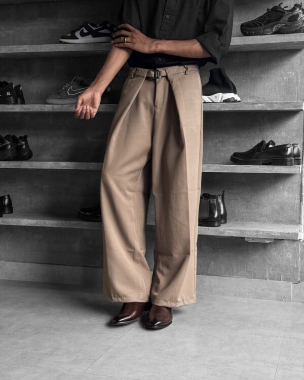PLEATED PANTS(BEIGE)