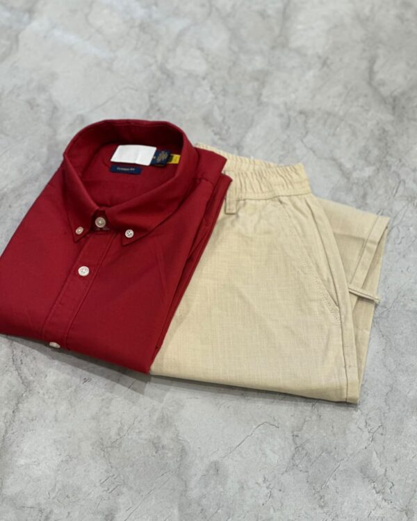 PLAIN SHIRTS(RED)