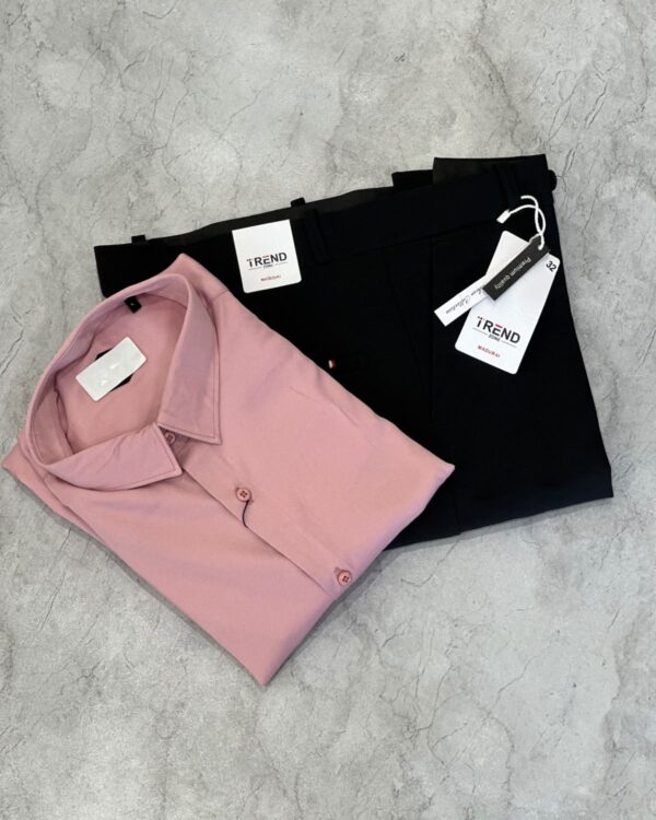 SATIN SHIRTS(PINK)