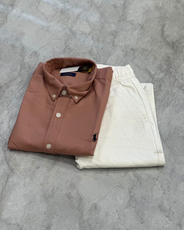 PLAIN SHIRTS(PEACH)