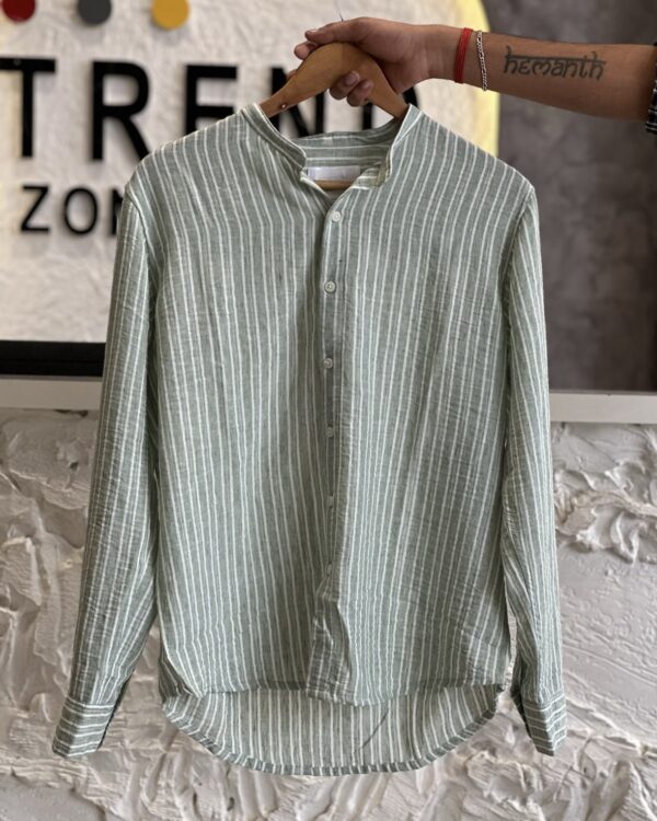 MANDARIN COLLAR SHIRTS